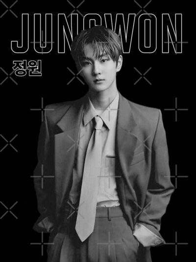 Alternative view of Jungwon Black Edition Throw Pillow