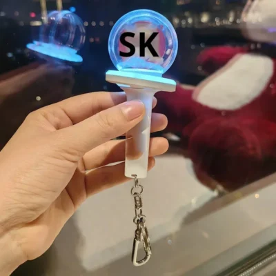 Alternative view of 2025 New Kpop Groups Mini Light Stick Keychains Creative Lights