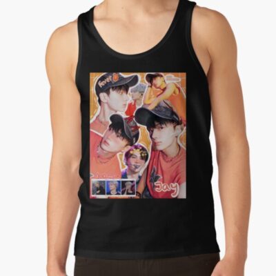 Alternative view of Enhypen Jay Collage Hstay Design Tank Top