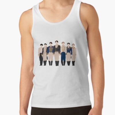 Alternative view of Enhypen Drunk Dazed Carnival Minimalist Kpop Tank Top