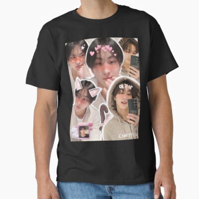 Alternative view of Enhypen Jungwon Collage Hstay Design T-shirt