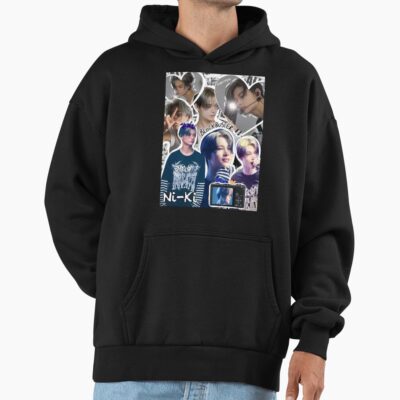 Alternative view of Hot Niki Enhypen Collage Hstay Design Hoodie