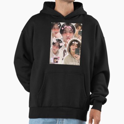 Alternative view of Enhypen Jungwon Collage Hstay Design Hoodie
