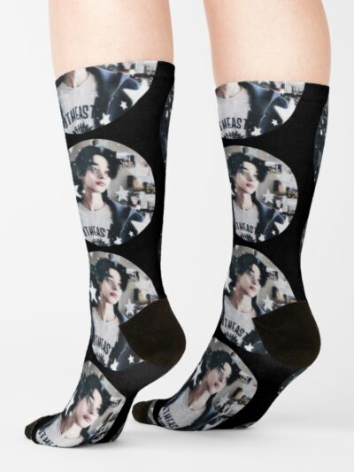 Alternative view of Ni Ki White Stars Icon Socks