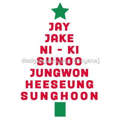 Alternative view of Enha Christmas Tree Engene Tote Bag