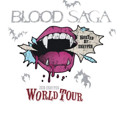 Alternative view of Enhypen Blood Saga World Tour Vampire Teeth Graphic Tote Bag