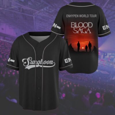 Alternative view of Crimson Awakening Blood Saga ENHYPEN World Tour Jersey