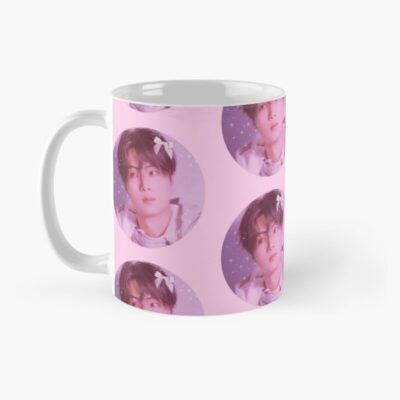 Alternative view of Jay Pink Ribbon Big Icon Soft Pink Version Mug