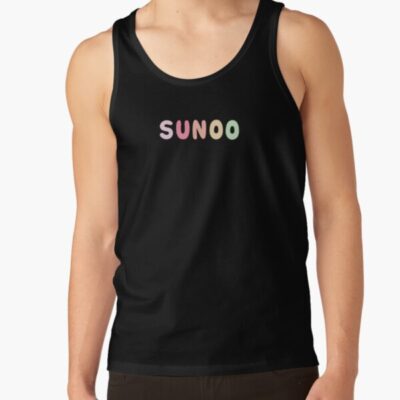 Alternative view of Sunoo Rainbow Letters Tank Top