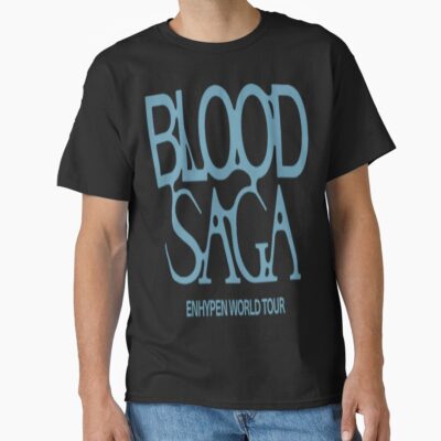 Alternative view of Enhypen Blood Saga World Tour Minimalist Logo T-shirt