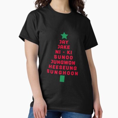 Alternative view of Enha Christmas Tree Engene T-shirt