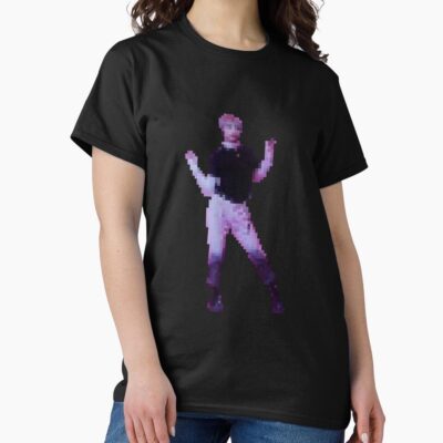 Alternative view of Niki Enhypen Meme Pixel Art T-shirt