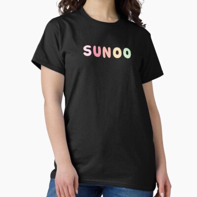 Alternative view of Sunoo Rainbow Letters T-shirt