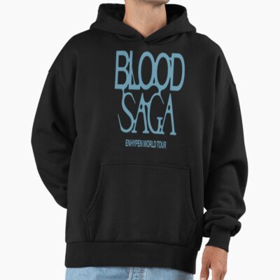 Alternative view of Enhypen Blood Saga World Tour Minimalist Logo Hoodie
