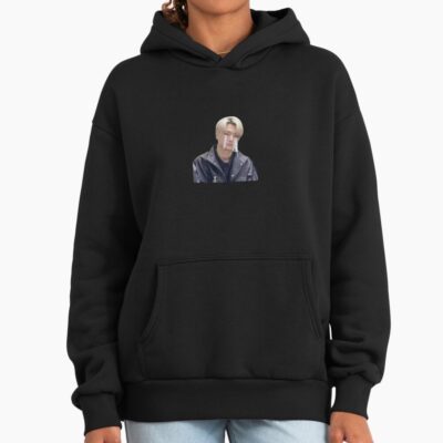 Alternative view of Jake Crying Enhypen Meme Sticker Hoodie