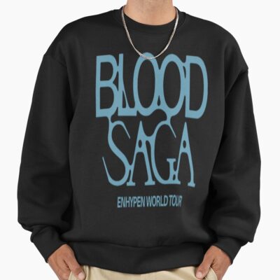 Alternative view of Enhypen Blood Saga World Tour Minimalist Logo Sweatshirt