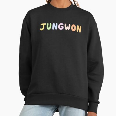 Alternative view of Jungwon Rainbow Font Sweatshirt