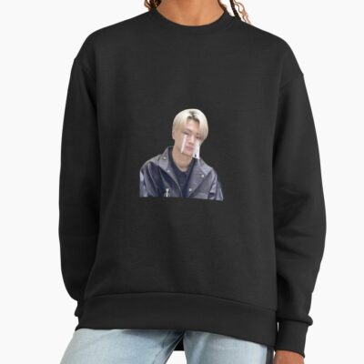 Alternative view of Jake Crying Enhypen Meme Sticker Sweatshirt