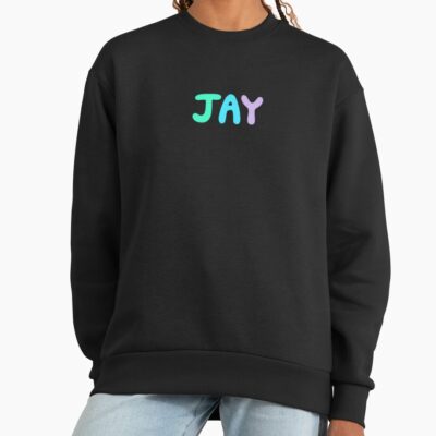 Alternative view of Jay Rainbow Letters Sweatshirt